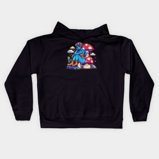 Girl Skateboarding Kids Hoodie